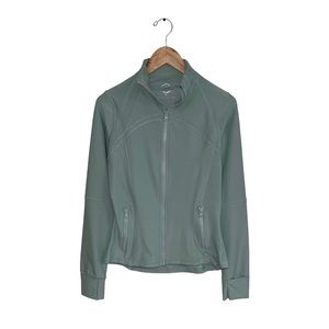 Active Queens Jacket Women's Size Medium Sage Light Green‎ Define Activewear Zip